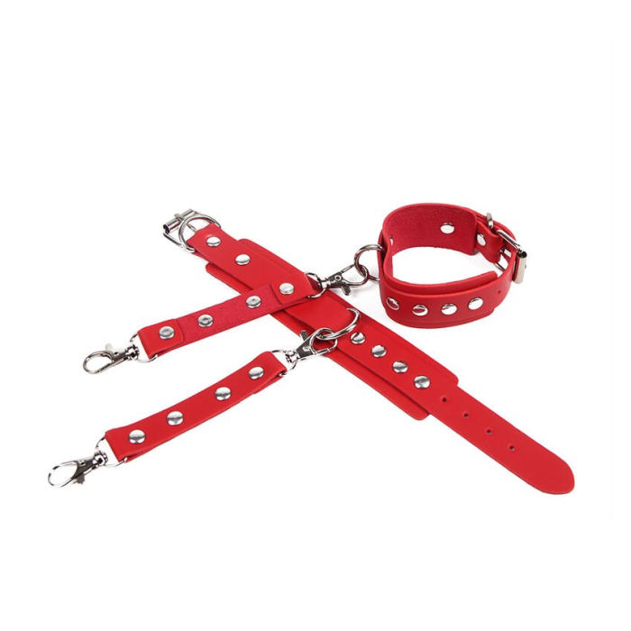 SUBBLIME - 953706 ESPOSAS CON CINTURÓN BONDAGE ROJO TALLA ÚNICA